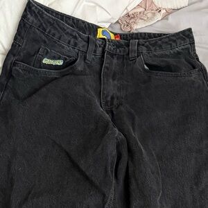 Men's Black Denim Pants